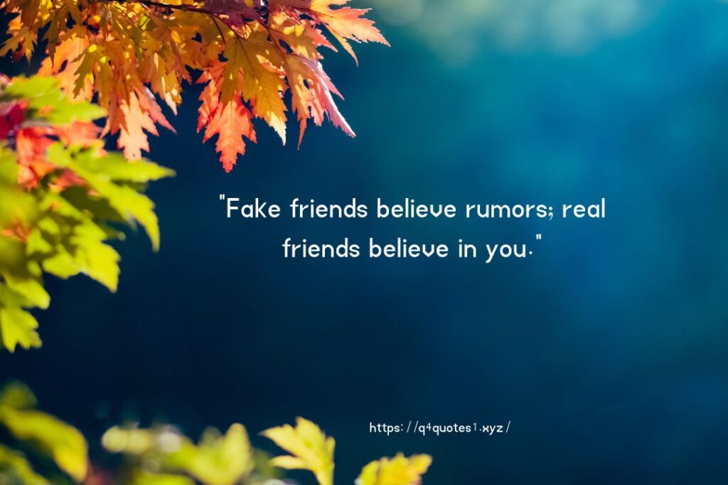 Fake Friends Quotes